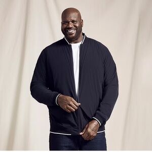 Shaquille O’Neal XLG Men’s Big & Tall Lightweight Bomber Jacket 3XLT